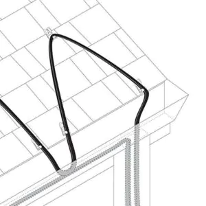 Downspouts Heating Cables